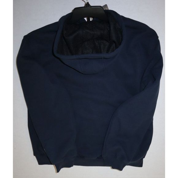 Carhartt Men's Sz L Dark Blue Rain Defender Thermal Lined Hooded Sweatshirt $200 - Picture 9 of 13